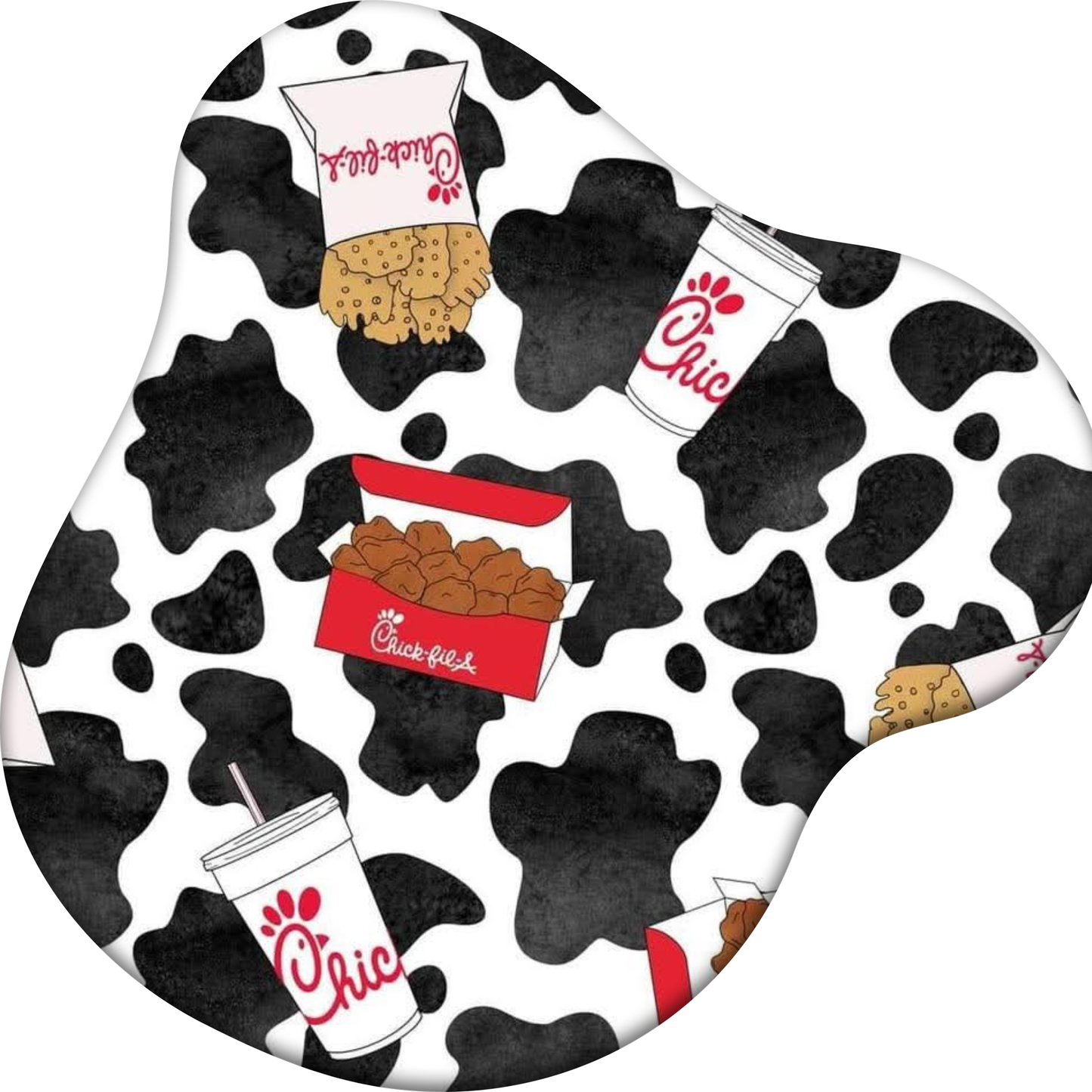 Waffle Fries Bamboo Bow *SHIPS APRIL*