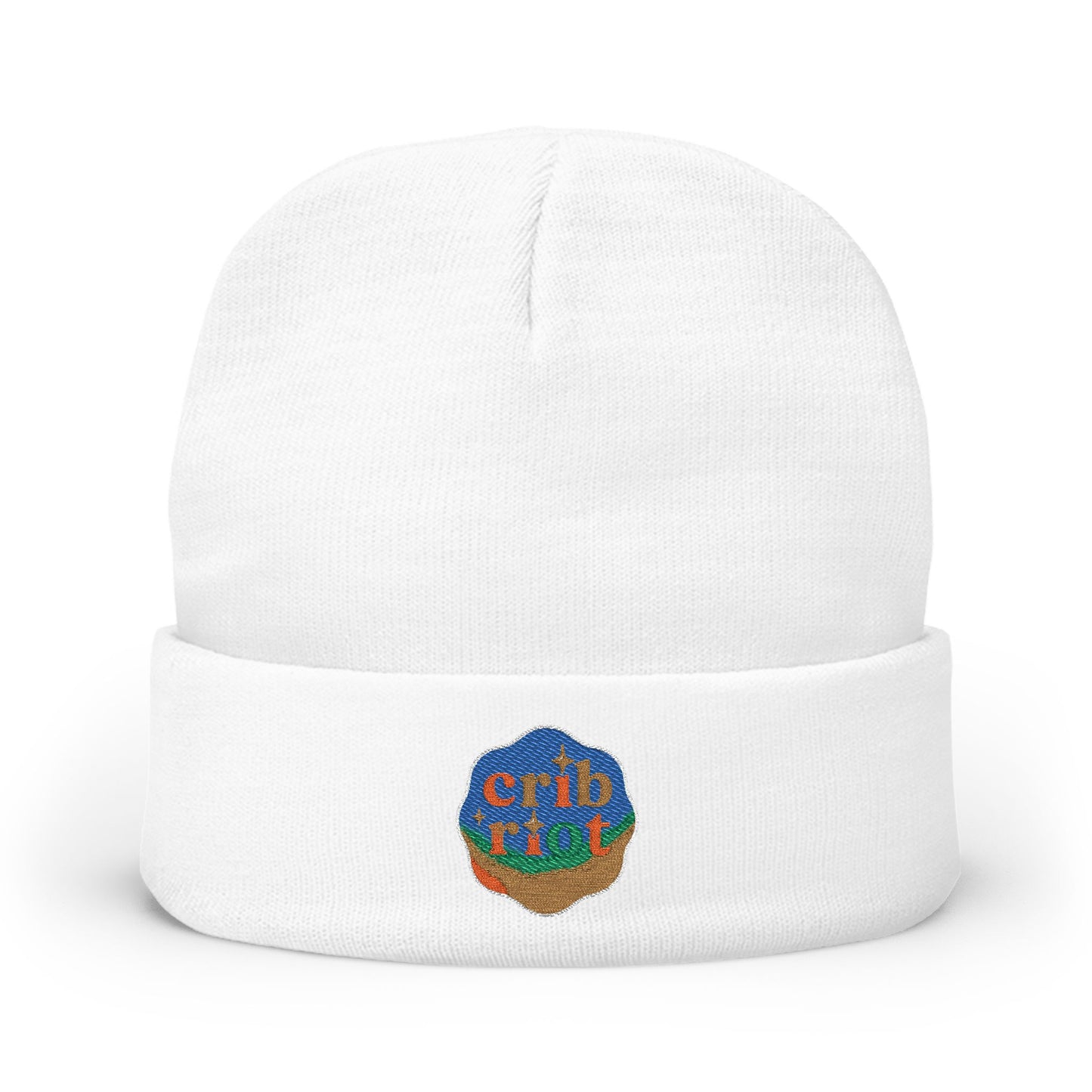 Embroidered Knit Beanie – Cozy Winter Accessory for Outdoor Lovers