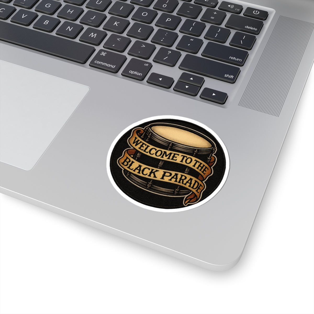 Black Parade Stickers - Vibrant Kiss-Cut Design for Music Lovers
