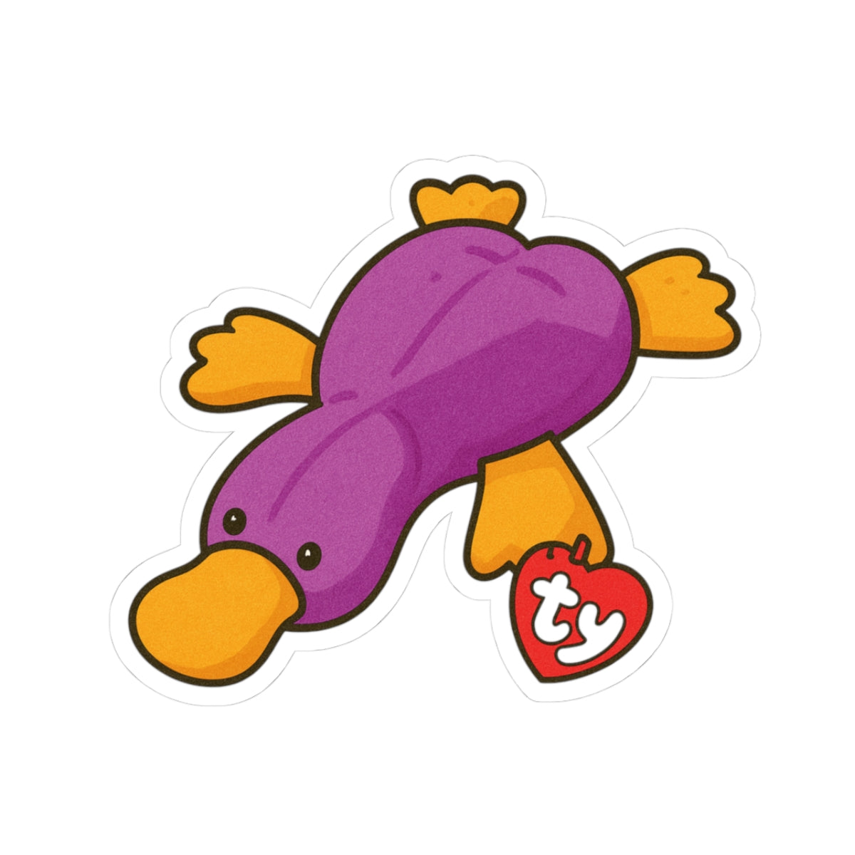 Colorful Platypus Kiss-Cut Stickers – Fun Vinyl Decals for Personalization