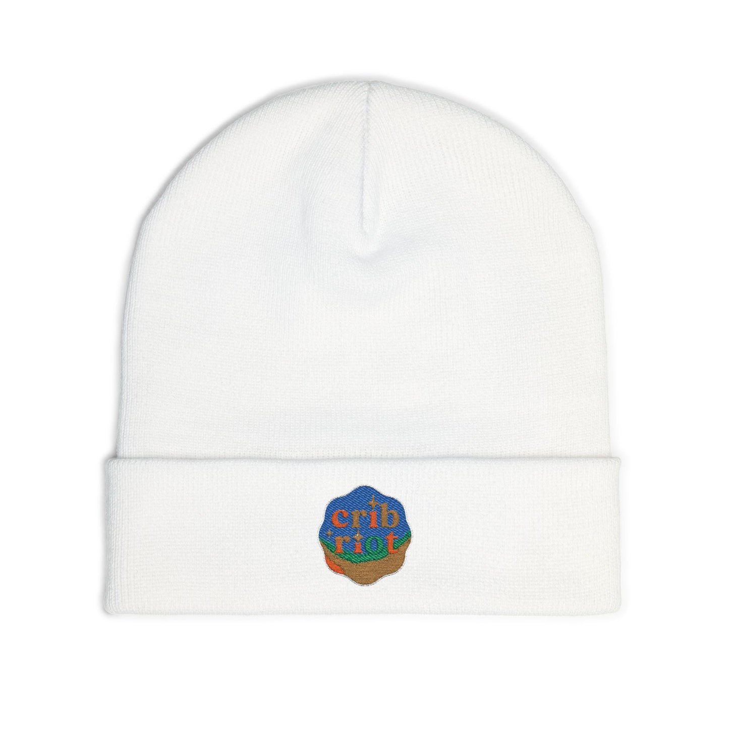 Embroidered Knit Beanie – Cozy Winter Accessory for Outdoor Lovers