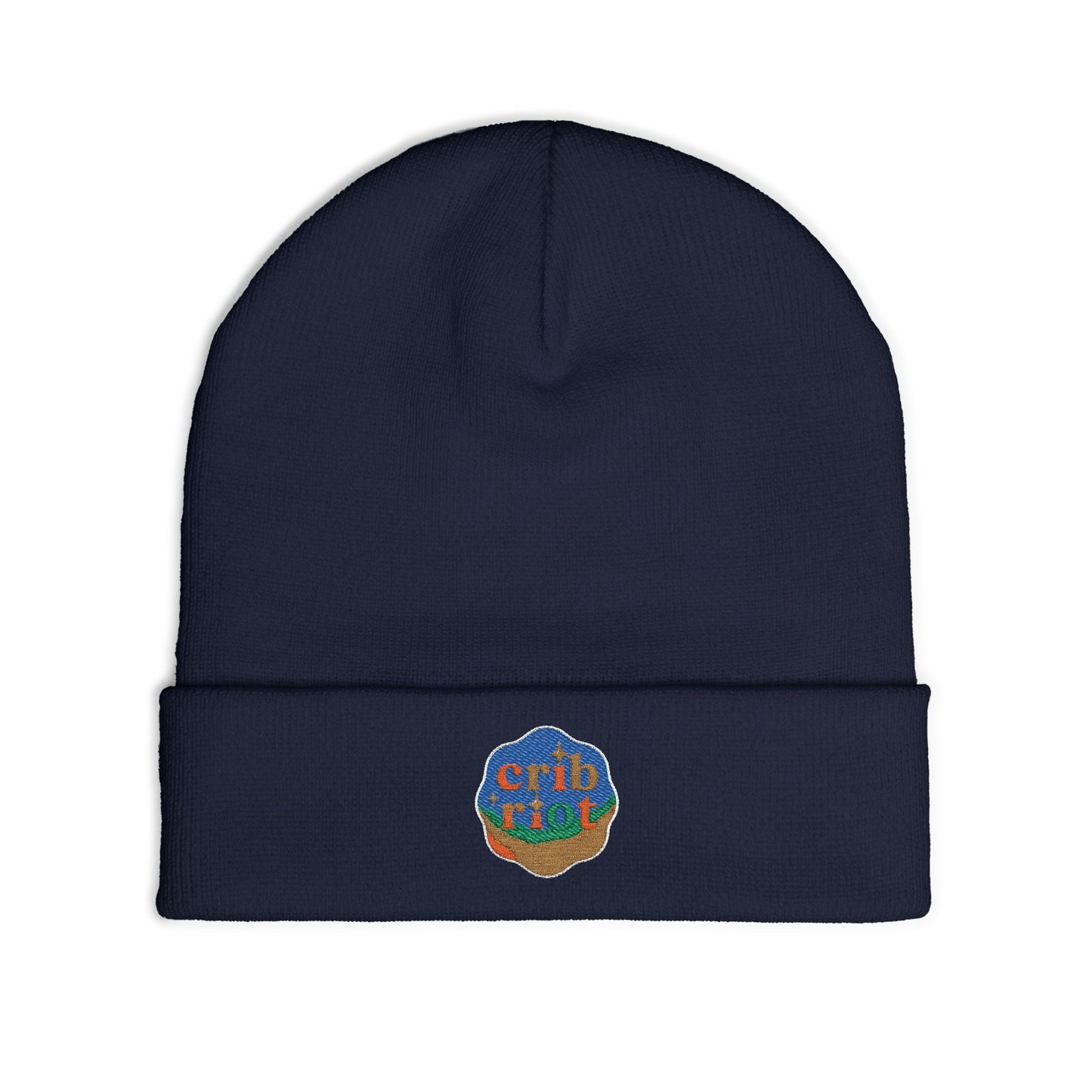 Embroidered Knit Beanie – Cozy Winter Accessory for Outdoor Lovers