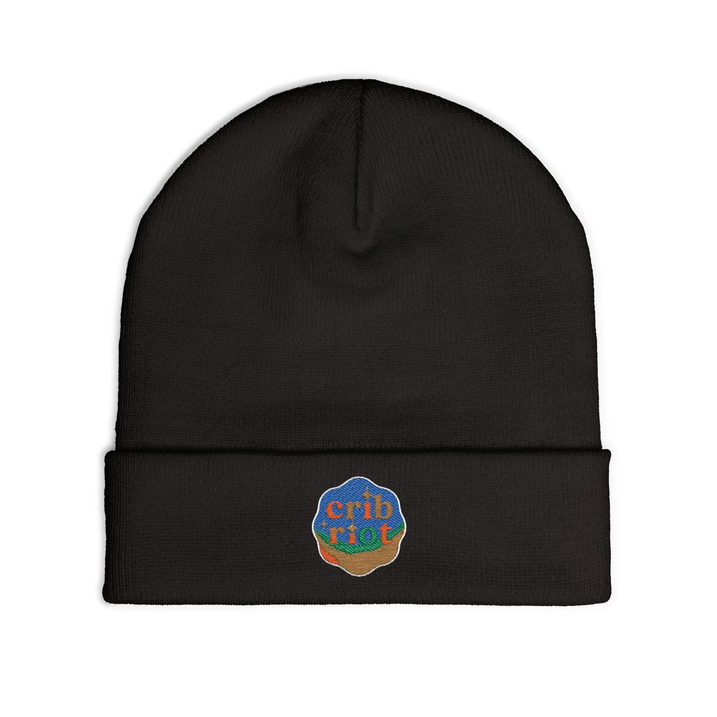 Embroidered Knit Beanie – Cozy Winter Accessory for Outdoor Lovers