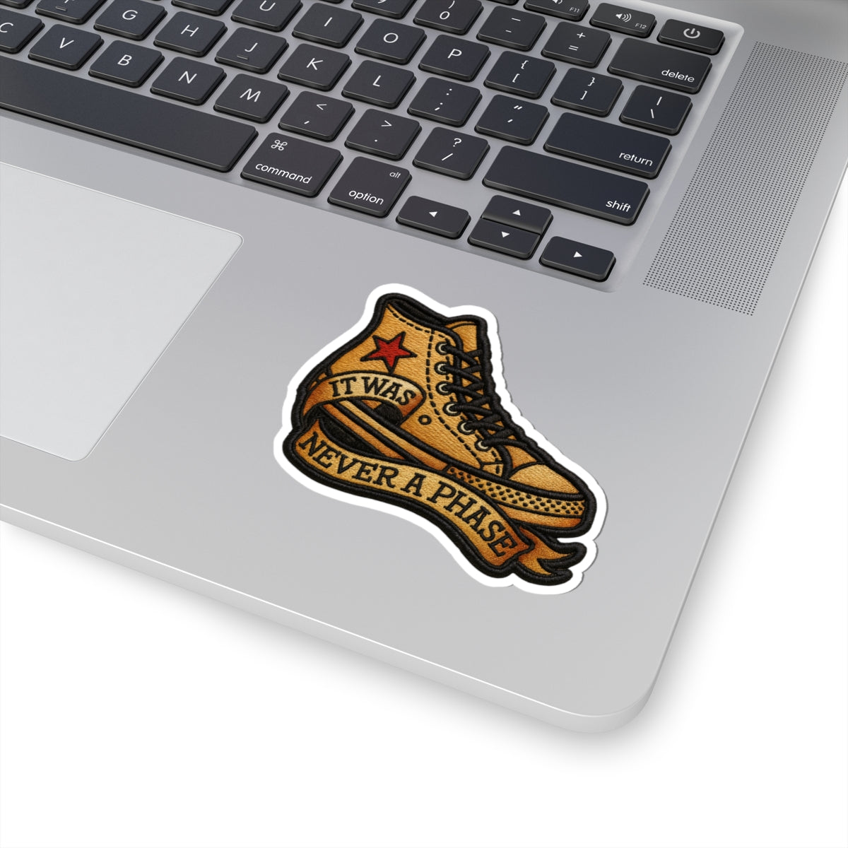 Hipster Converse Stickers - "It Was Never a Phase"