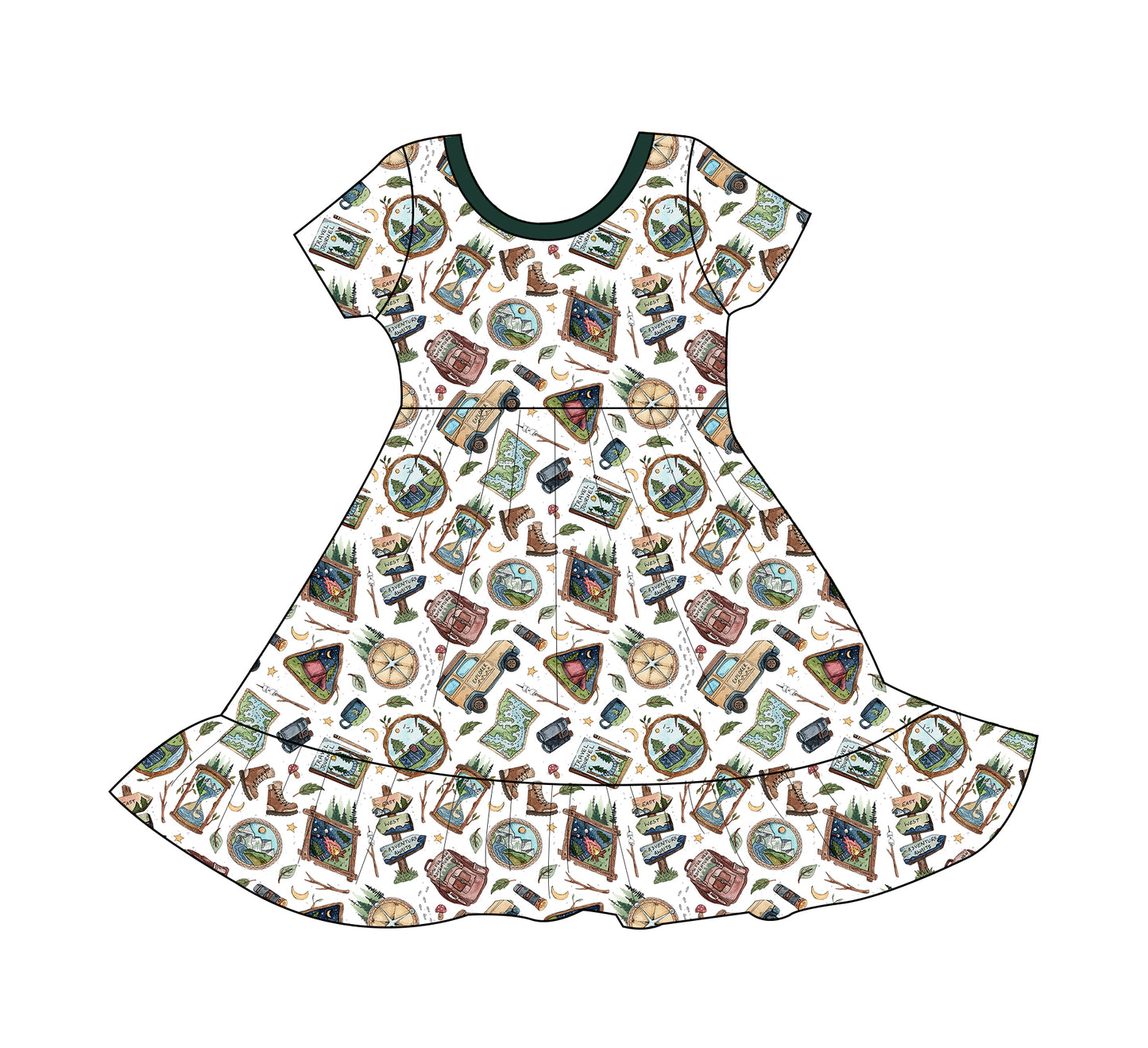 Campfire Crew Flutter Dress *SHIPS JUNE*