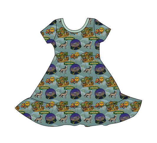 Raised in 423 Flutter Dress *SHIPS JUNE*