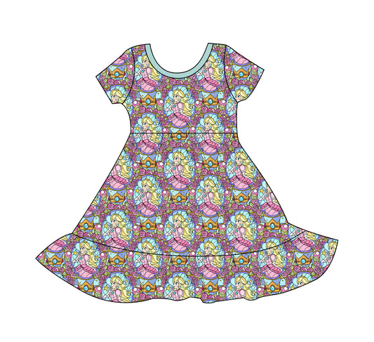 Arcade Royalty Flutter Dress *SHIPS JUNE*