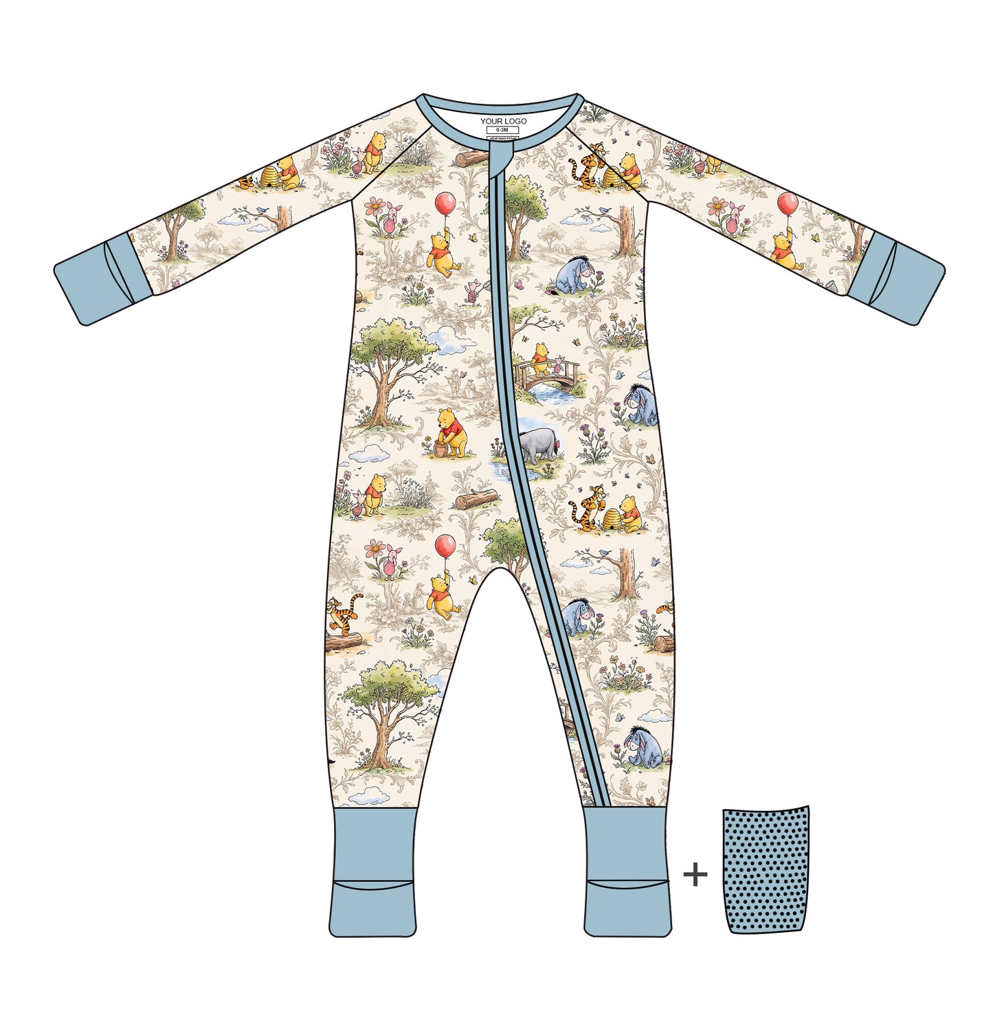 Honey Days Footie *SHIPS MAY*