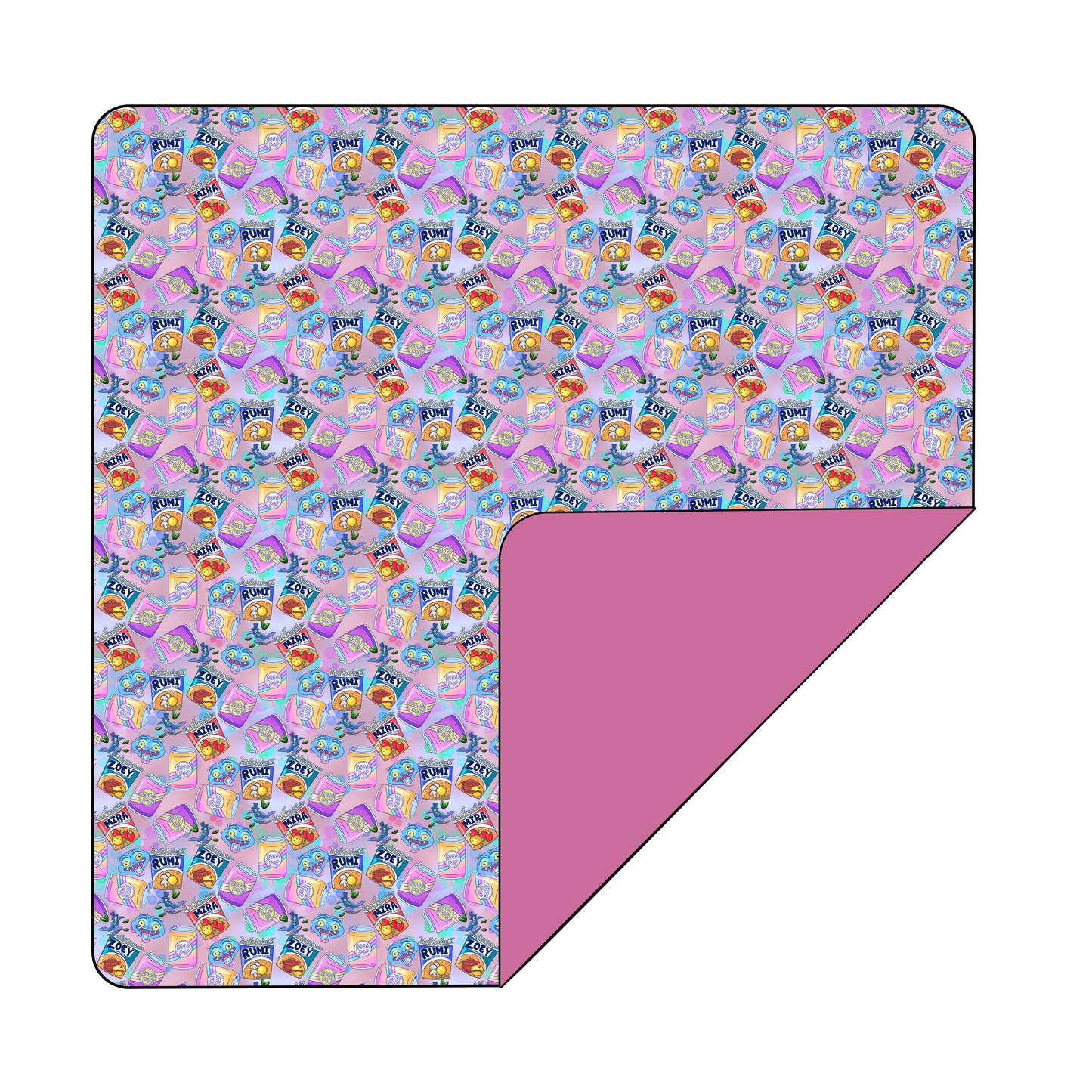 Neon Noodles Bamboo Blanket *SHIPS JUNE*
