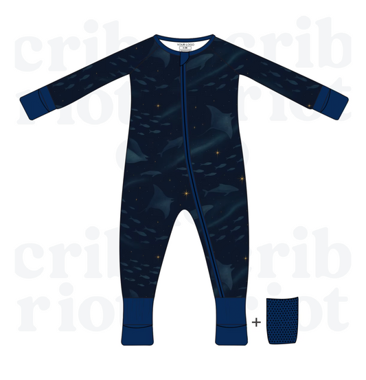 Haunted Seas Footie *FINAL SALE*