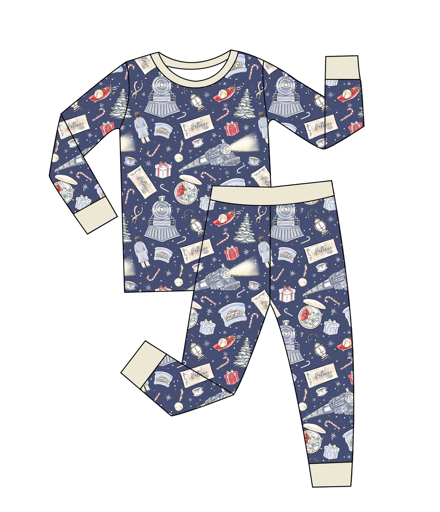 North Pole Express Two Piece *FINAL SALE*